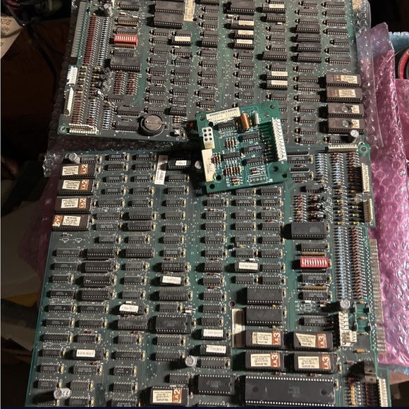 Lot Of 2 Tri Sports W 1/0 arcade Video Game PCB Boards CL - Picture 2 of 7